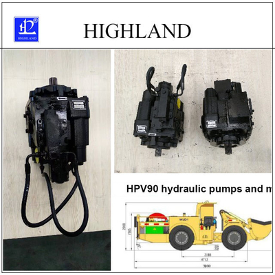 Wysokociśnieniowe pompy hydrauliczne do pojazdów podziemnych Pv22 Mv23
