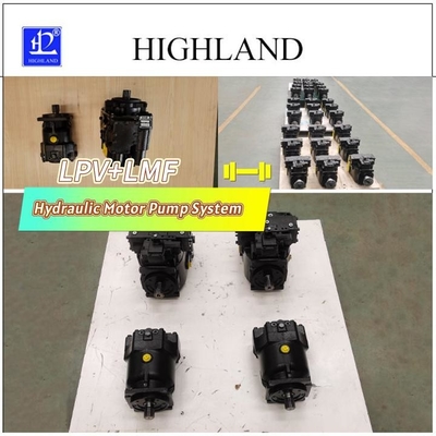 HIGHLAND Harvester Scraper Hydraulic Pump Motor System Struktura osiowa