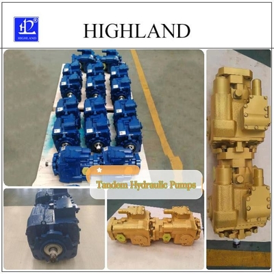 Tandemowe pompy hydrauliczne o zmiennym wydatku dla znamionowego ciśnienia roboczego 35 Mpa