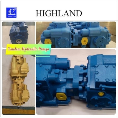 Wysokiego ciśnienia hydrauliczna pompa tandemowa dla profesjonalnych maszyn rolniczych