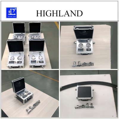 Przepływomierze hydrauliczne marki Highland z dwoma manometrami