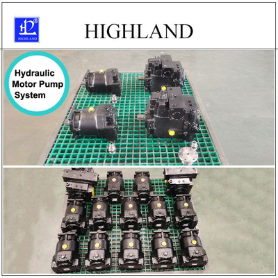 Kruszarka stacjonarna serii LPV50 Układ pompy hydraulicznej z silnikiem Prosty układ