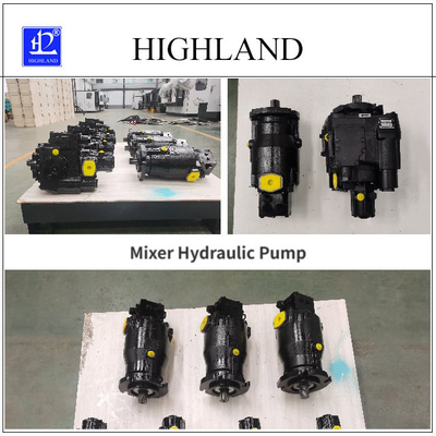 Hydrauliczne pompy tłokowe do ciężarówek z mieszalnikiem osiowym z przepływem zamkniętym Highland