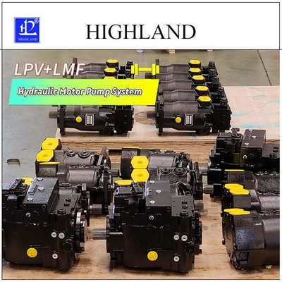 Test przeciążenia kombajnu zbożowego LPV90 Dostosowanie systemu hydraulicznej pompy silnikowej