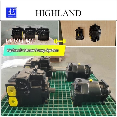 Test przeciążenia kombajnu zbożowego LPV90 Dostosowanie systemu hydraulicznej pompy silnikowej