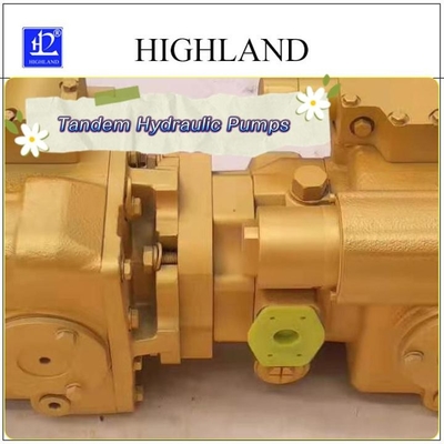 Wyroby żelaza odlewanego Tandem pompy hydrauliczne