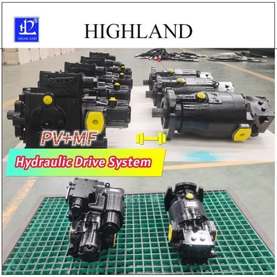 Wydajny ciągnik System przesyłki hydraulicznej Pompa tłokowa osiowa