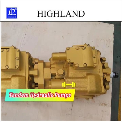 Tandemowe pompy hydrauliczne z konstrukcją tarczy sterującej do zastosowań przemysłowych