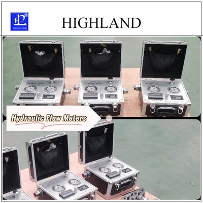 HIGHLAND Przenośny tester hydrauliczny do dokładnego pomiaru badania przepływu hydraulicznego