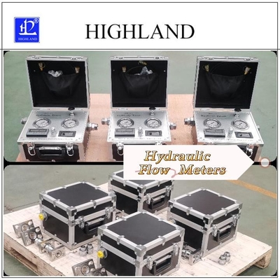 HIGHLAND Przenośny tester hydrauliczny do dokładnego pomiaru badania przepływu hydraulicznego