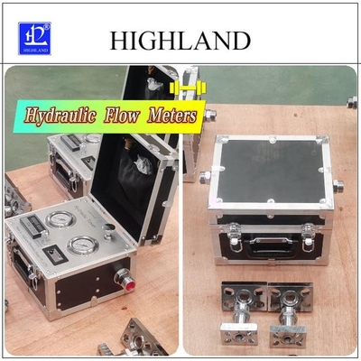 HIGHLAND Przenośny tester hydrauliczny do dokładnego pomiaru badania przepływu hydraulicznego