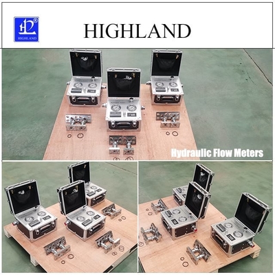 Wyświetlacz danych HIGHLAND Hydrauliczne przepływomierze Maksymalne ciśnienie 420 bar dla mieszarki cementu