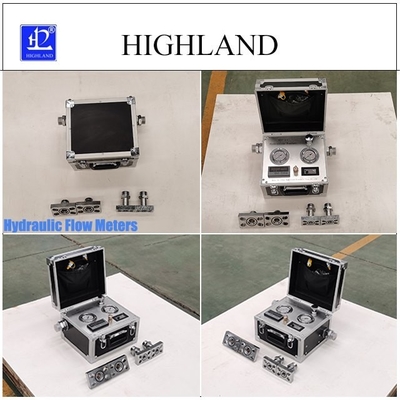 Wyświetlacz danych HIGHLAND Hydrauliczne przepływomierze Maksymalne ciśnienie 420 bar dla mieszarki cementu