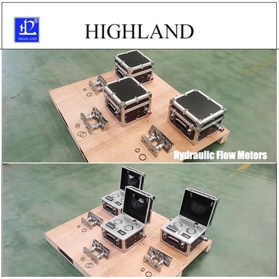 HIGHLAND Cement Mixer Hydraulic Flow Meter Data Display 400L/Min Badanie przepływu