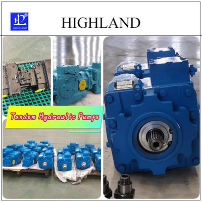Pompy hydrauliczne z zamkniętym obwodem tandem z rotacją CW / CCW do zastosowań budowlanych