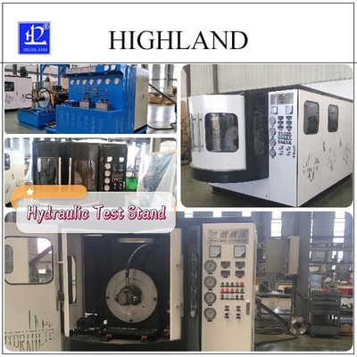 110 Kw hydrauliczne stanowiska badawcze pokazują lokalizację Lokalne z kompaktową strukturą dla koparek