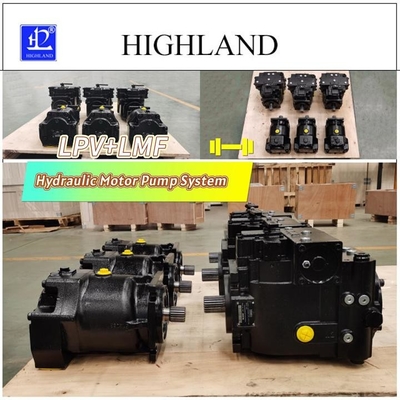 System pomp hydraulicznych silników rolniczych serii LPV70 prosty układ