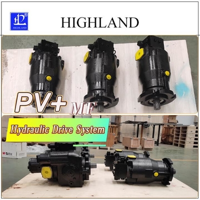 Układ napędowy hydrauliczny tłokowej pompy osiowej dla wyższej wydajności
