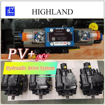 Układ napędowy hydrauliczny tłokowej pompy osiowej dla wyższej wydajności