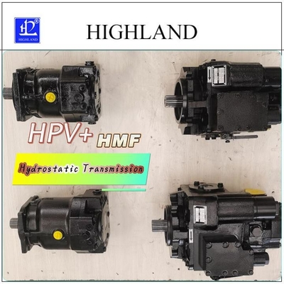 Wydajna hydrostatyczna transmisja napędu dla elementów układu hydraulicznego