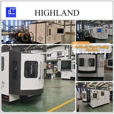 Badanie hydraulicznego systemu zaworu HIGHLAND Hydraulic Valve Testing Machine Factory Customized
