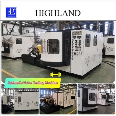 Badanie hydraulicznego systemu zaworu HIGHLAND Hydraulic Valve Testing Machine Factory Customized