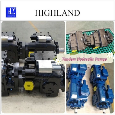 Pompy tłokowe hydrauliczne o zmiennym przemieszczeniu do ładowarek skid steer czarne