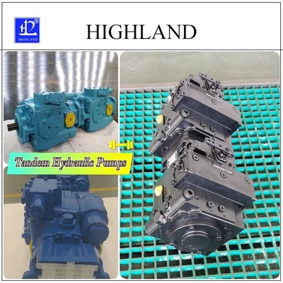 Pompy tłokowe hydrauliczne o zmiennym przemieszczeniu do ładowarek skid steer czarne