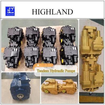 Tandemowe pompy hydrauliczne o zmiennym wydatku dla znamionowego ciśnienia roboczego 35 Mpa