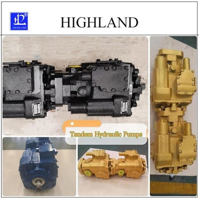 Wysokociśnieniowe tandemowe pompy hydrauliczne o zmiennym wydatku do urządzeń mobilnych