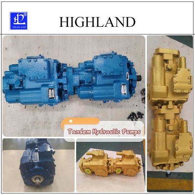 Tandemowe pompy hydrauliczne o zmiennym wydatku o maksymalnej wydajności 110 ml/r