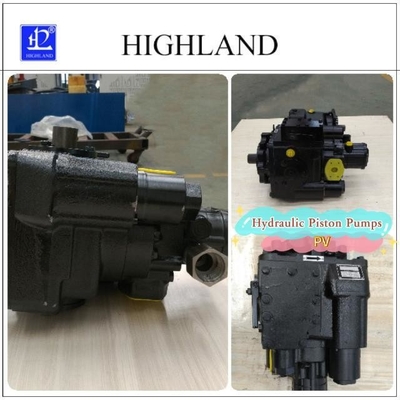 Czarna hydrauliczna pompa tłokowa o zmiennym przemieszczeniu 35Mpa