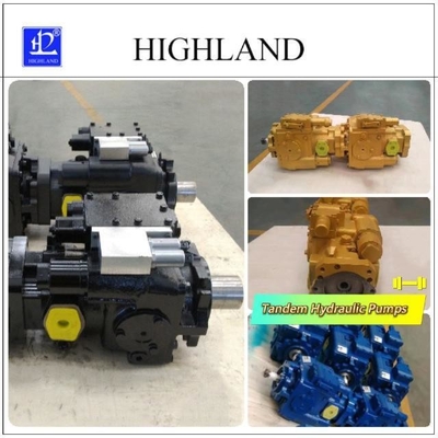 Tryb ładowania ręcznego Tandem pompy hydrauliczne Komponenty układu hydraulicznego żelaza odlewanego