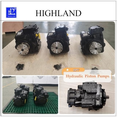 Odlewany żelazo hydrauliczne tłok pompy Czarny kolor System hydrauliczny Komponent maszyn budowlanych