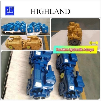 Wszechstronne tandemowe pompy hydrauliczne do zastosowań przemysłowych z obiegiem zamkniętym