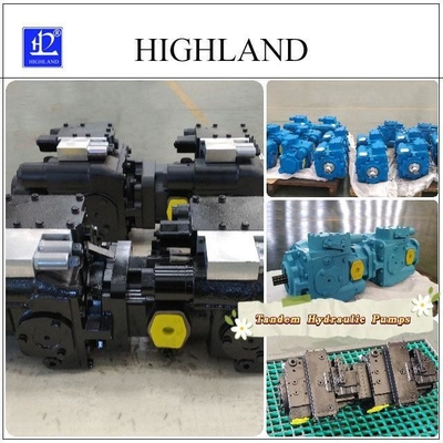 Wszechstronne tandemowe pompy hydrauliczne do zastosowań przemysłowych z obiegiem zamkniętym