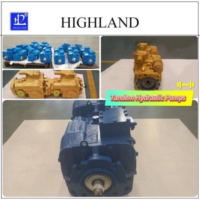 Pompy hydrauliczne tandemowe z płytą swash plate zapewniają płynną pracę