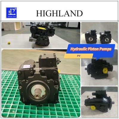Highland HPV110-MA-R-23 Hydraulic Piston Pump with 42 MPA Max Pressure, 110ml/r Displacement, and Cast Iron Construction for Agricultural Machinery