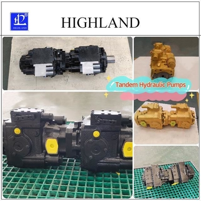 Dokładna kontrola hydrauliczna z tandemowymi pompami hydraulicznymi do procesów przemysłowych